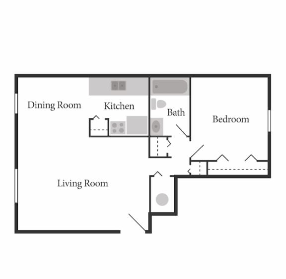 1, 2, 3 & 4 Apartments in Evansville, Indiana Coldwater Flats